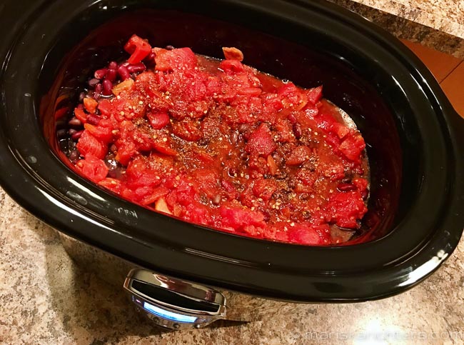 Turkey Black Bean Chili - Slow Cooker Recipe-1