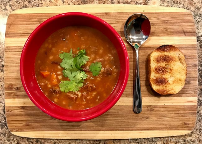 Ready to Eat - Slow Cooker Beef Barley Soup