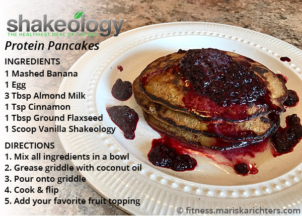 Shakeology Protein Pancake Recipe