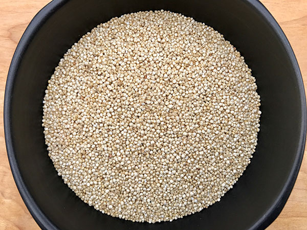 A Bowl of Raw Quinoa